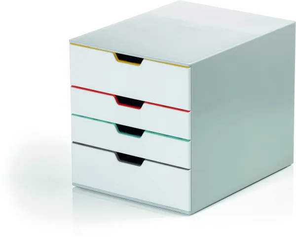 Durable Varicolor A4 ladeblok 4 vakken wit