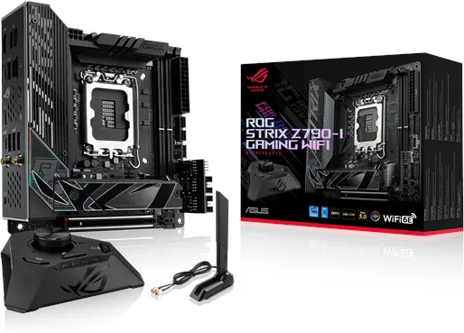 ASUS ROG STRIX Z790-I GAMING WIFI Moederbord - Intel Z790 - Intel LGA1700 socket - DDR5 RAM - Mini-ITX