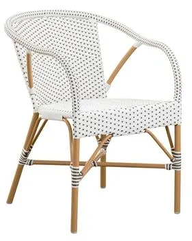 Sika-Design Madeleine Exterior Caféstoel Wit/Almond