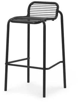 Normann Copenhagen Vig Barkruk H75 cm Zwart
