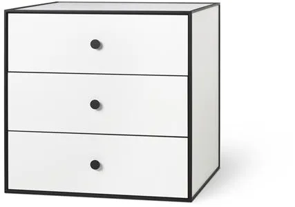 Audo Frame 49 met 3 lades 42X49X49 wit