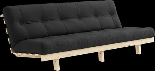 Karup Design Lean Slaapbank met Alpha Matras 130x200 Donkergrijs/Raw
